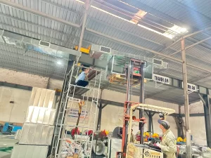 hệ thống hút khí nóng nhà xưởng, hệ thống hút khí nóng cho nhà máy, hệ thống thông gió nhà xưởng, thi công hệ thống hút khí nóng, hút khí nóng nhà xưởng