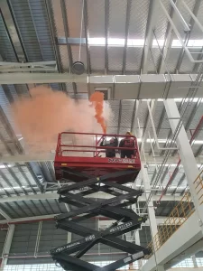 Hệ thống hút khói là một bộ phận quan trọng trong hệ thống thông gió và phòng cháy chữa cháy (PCCC)