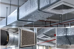 Đường ống HVAC bị đọng sương khá phổ biến trong hệ thống HVAC, đặc biệt tại các khu vực có độ ẩm cao