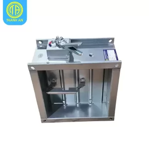 van gió vuông điều khiển bằng tay gạt