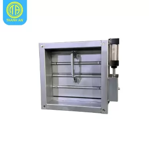 Van gió vuông đóng mở bằng khí nén