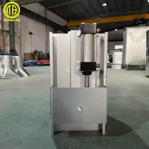 Van gió vuông đóng mở bằng khí nén