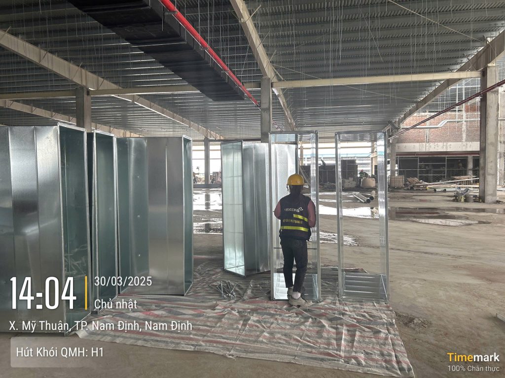 lắp đặt ống gió