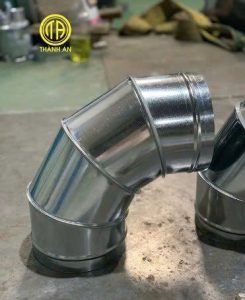 Cút Ống Gió Tròn – Phụ Kiện Nhỏ, Vai Trò Lớn Trong Hệ Thống Thông Gió và PCCC