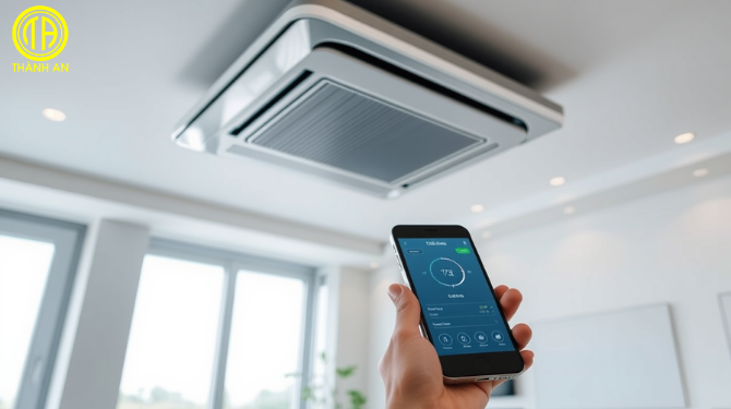 Điều hòa âm trần nối ống gió