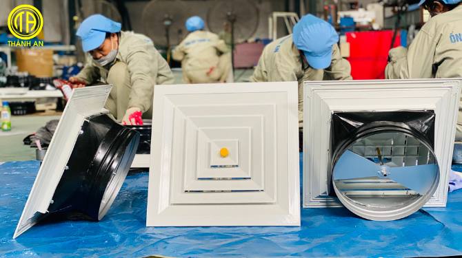 Cửa gió khuếch tán 600x600