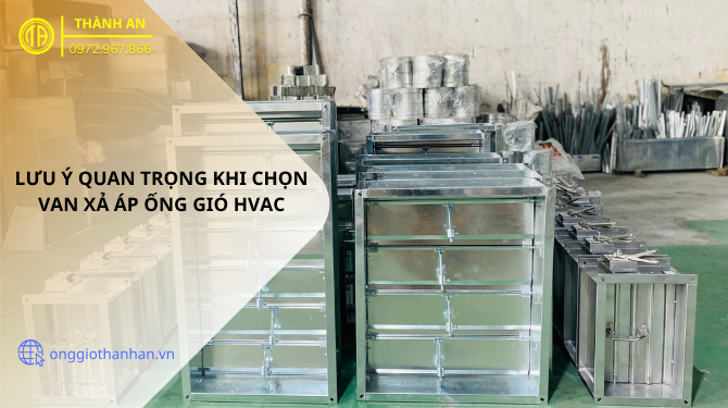 Van xả áp ống gió