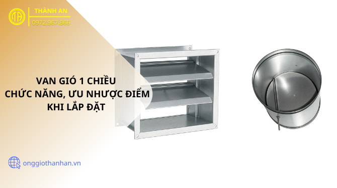 Van gió 1 chiều