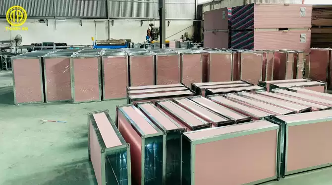Ống gió hút khói tấm thạch cao
