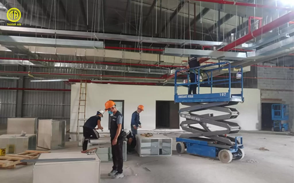 thi công hệ thống thông gió