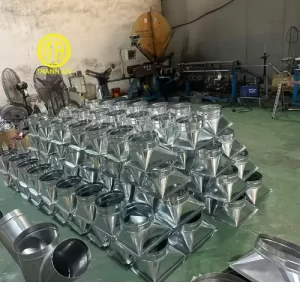 Vì Sao Hệ Thống Ống Gió Cần Sử Dụng Côn Thu Vuông Tròn ống gió