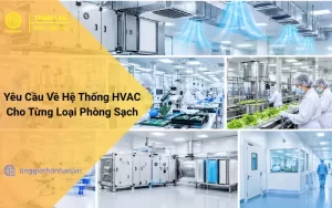 Tìm hiểu yêu cầu hệ thống HVAC cho phòng sạch theo từng lĩnh vực, từ dược phẩm, điện tử đến thực phẩm.